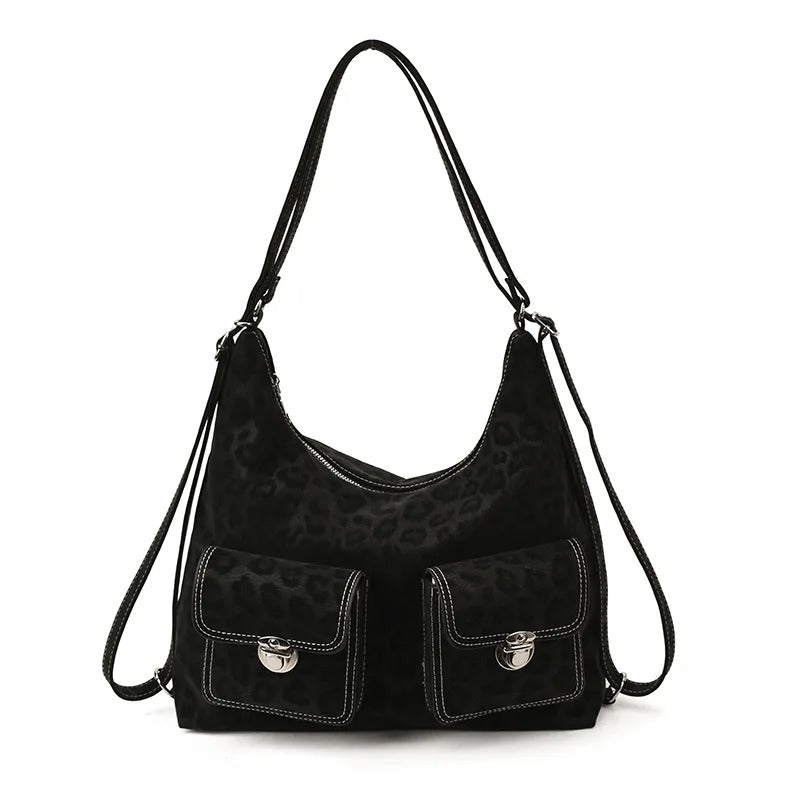 Valantomode | Imperial Safari Garrison – Large Leopard Print 3-in-1 Executive Tote & Crossbody
