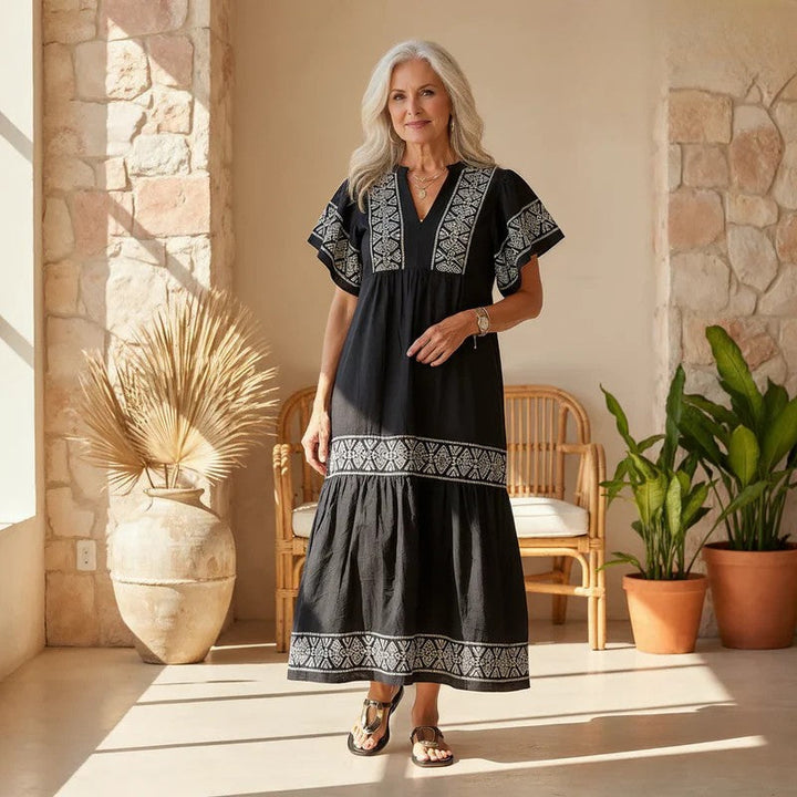 Valantomode | Dress with Elegant Boho Design