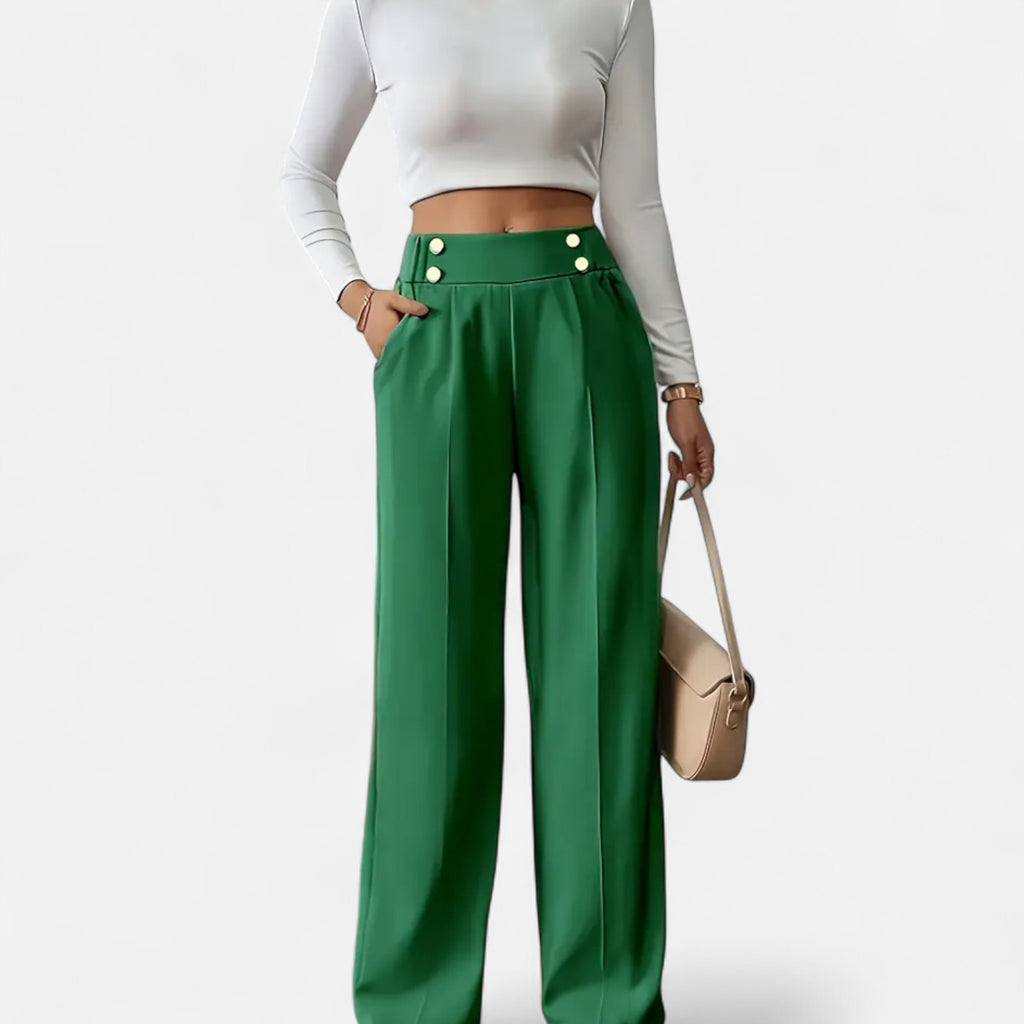 ValantoMode | Women’s Chic High-Waisted Office Trousers