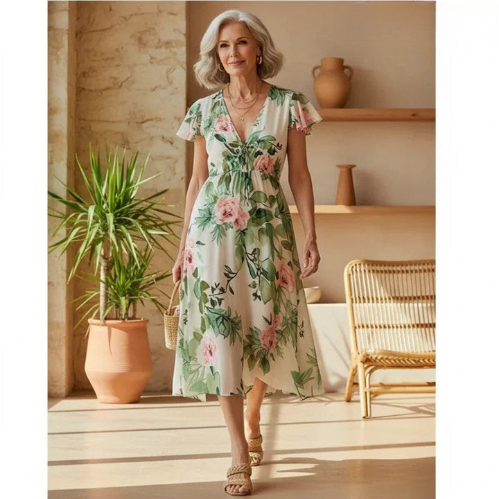 Valantomode | Dress - Floral Pattern