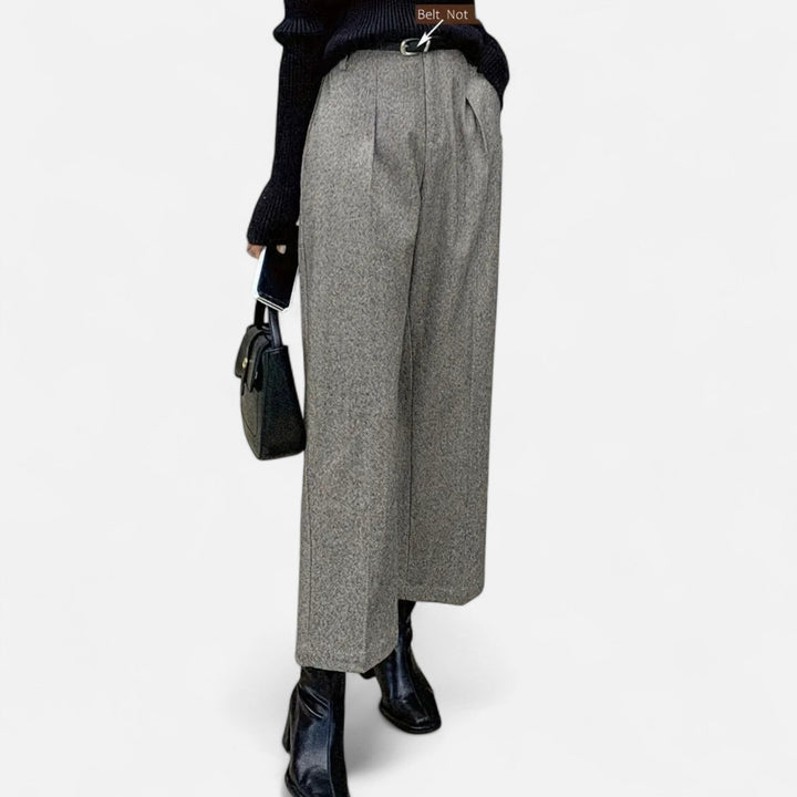 Valantomode | Women’s High-Waist Straight Wide-Leg Trousers