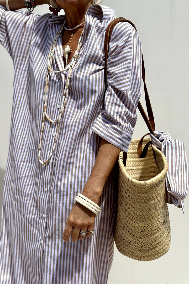 Valantomode | Chic Wrinkle-Free Dress Perfect for Summer Days