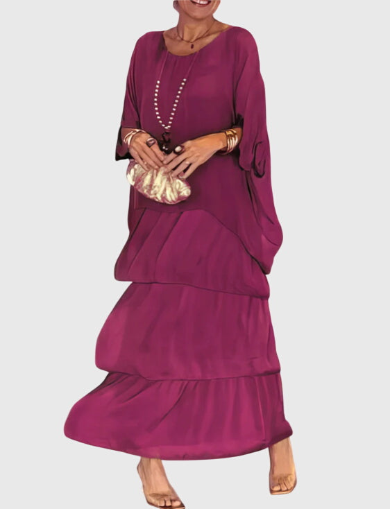 Valantomode | Graceful Long Dress for Effortless Chic Style