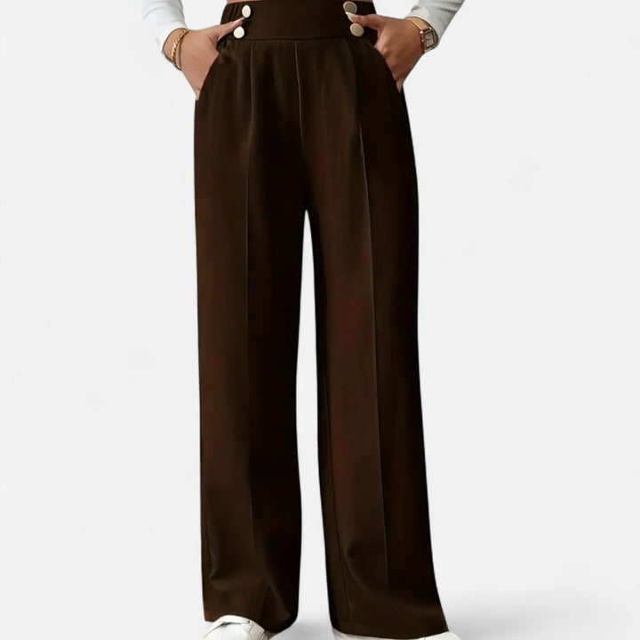 Valantomode | Women’s Chic High-Waisted Office Trousers