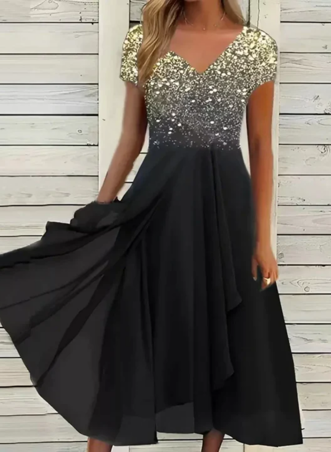 Valantomode | Stunning Long Evening Dress for Women's Formal Events