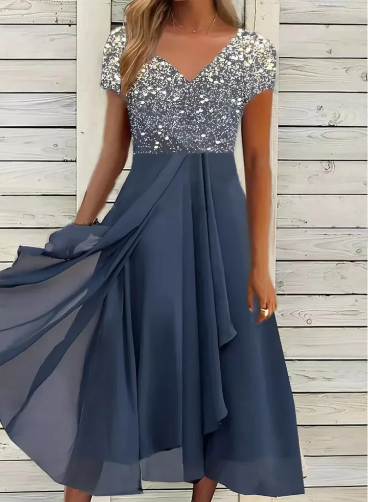 Valantomode | Stunning Long Evening Dress for Women's Formal Events