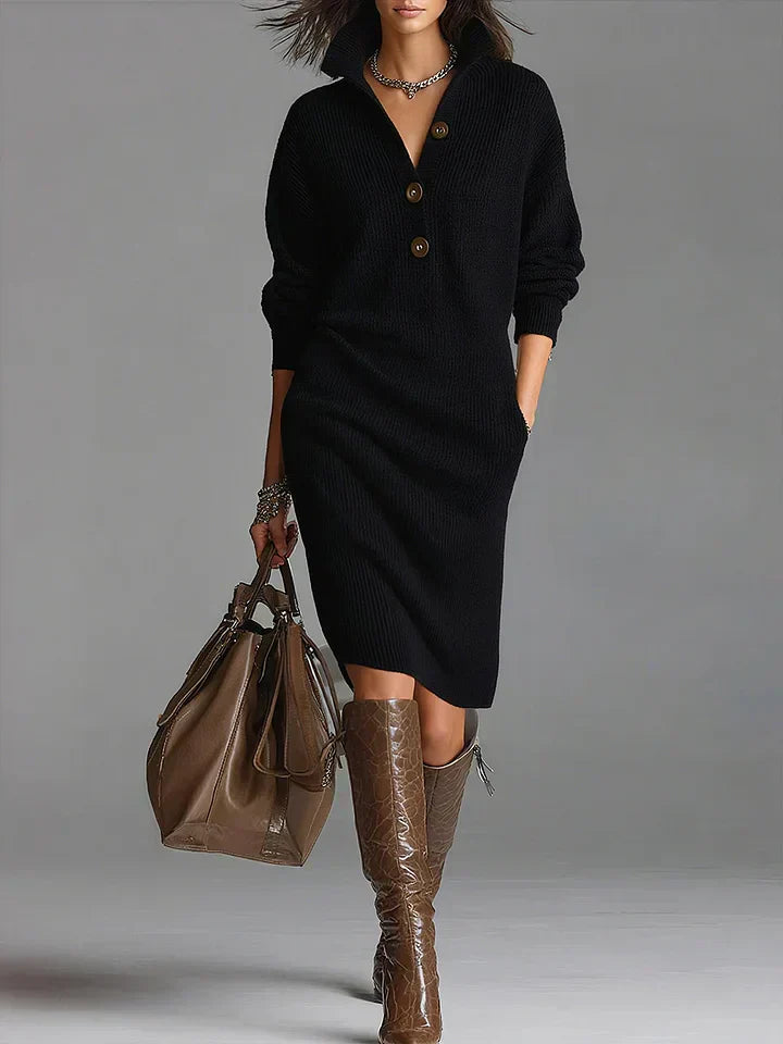 Valantomode | Chic Sweater Dress Perfect for Fall and Winter Outings