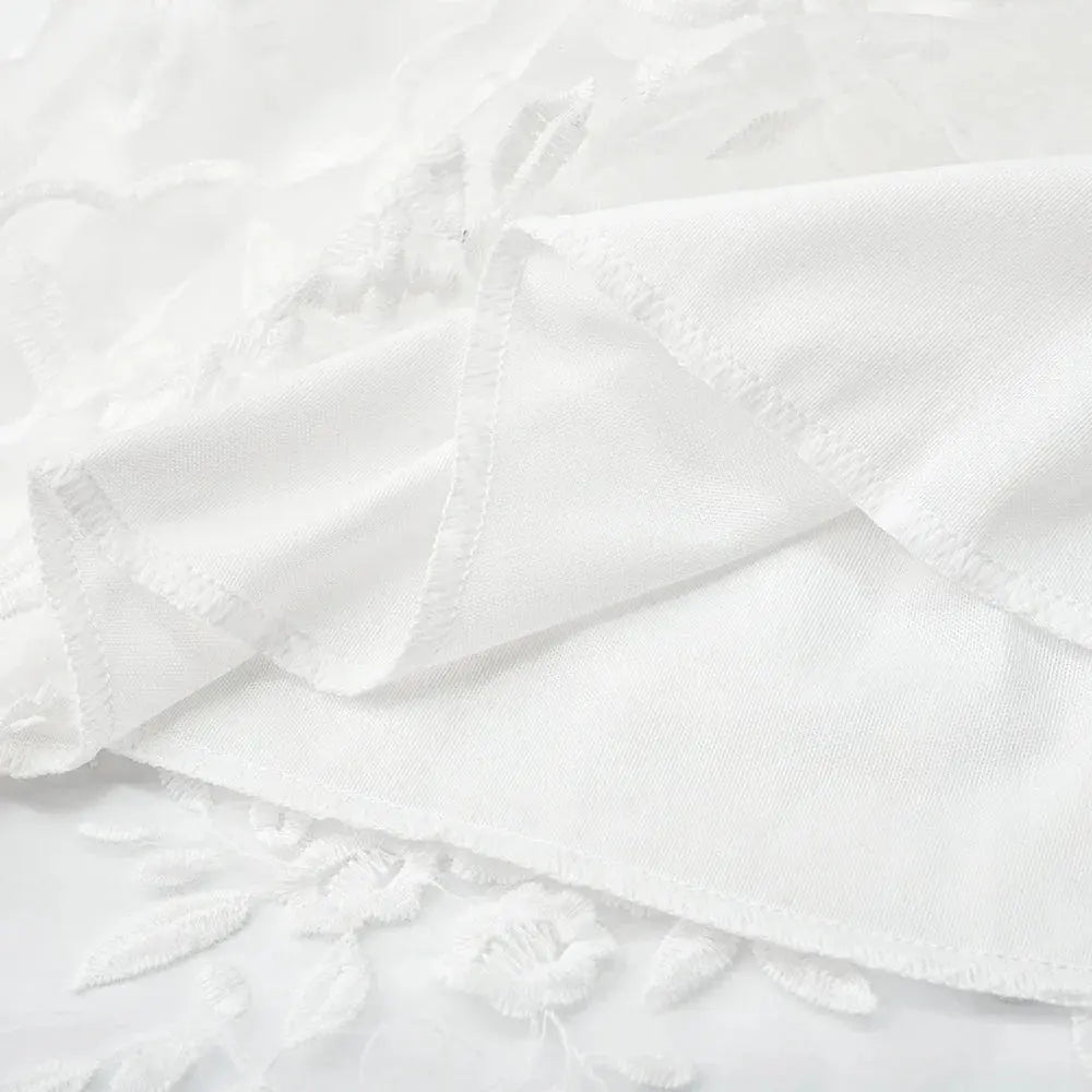 Valantomode | Elegant Lace Mini Dress for a Chic Night Out