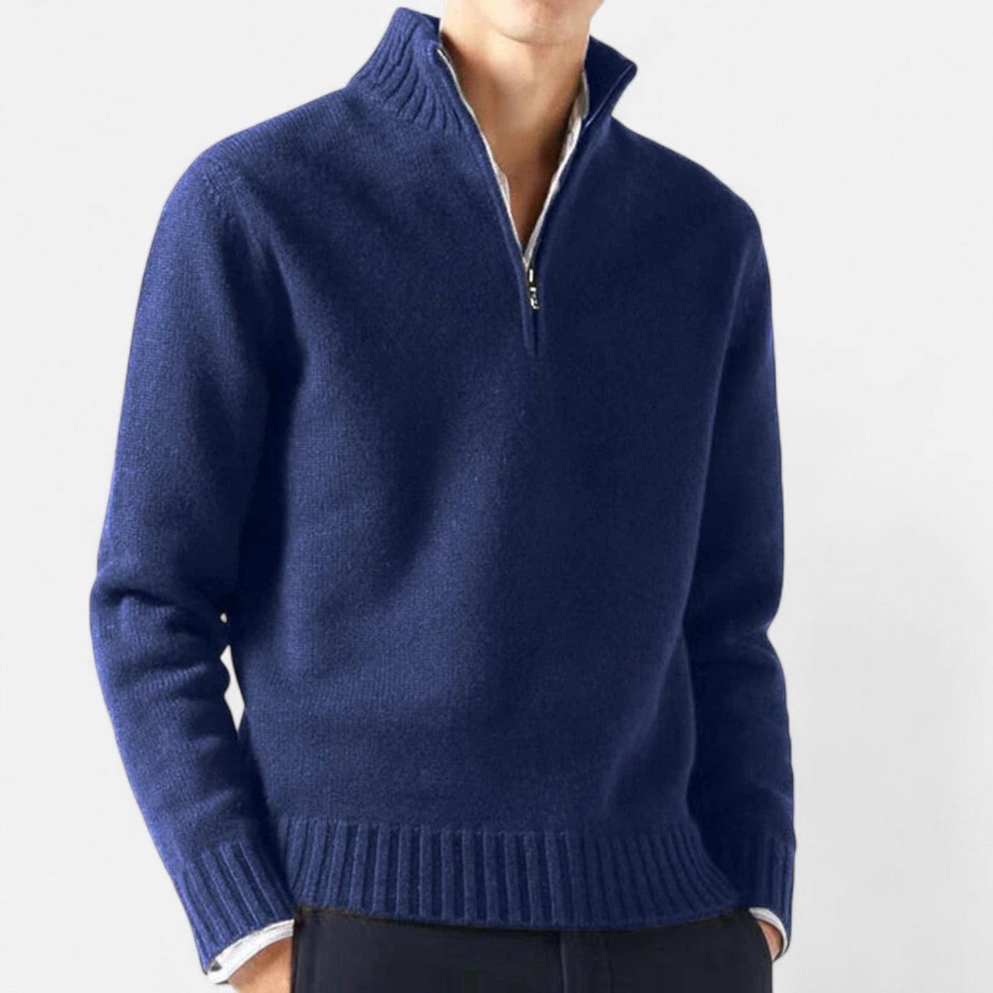 Valantomode | Men’s Long-Sleeved Knitted Sweater
