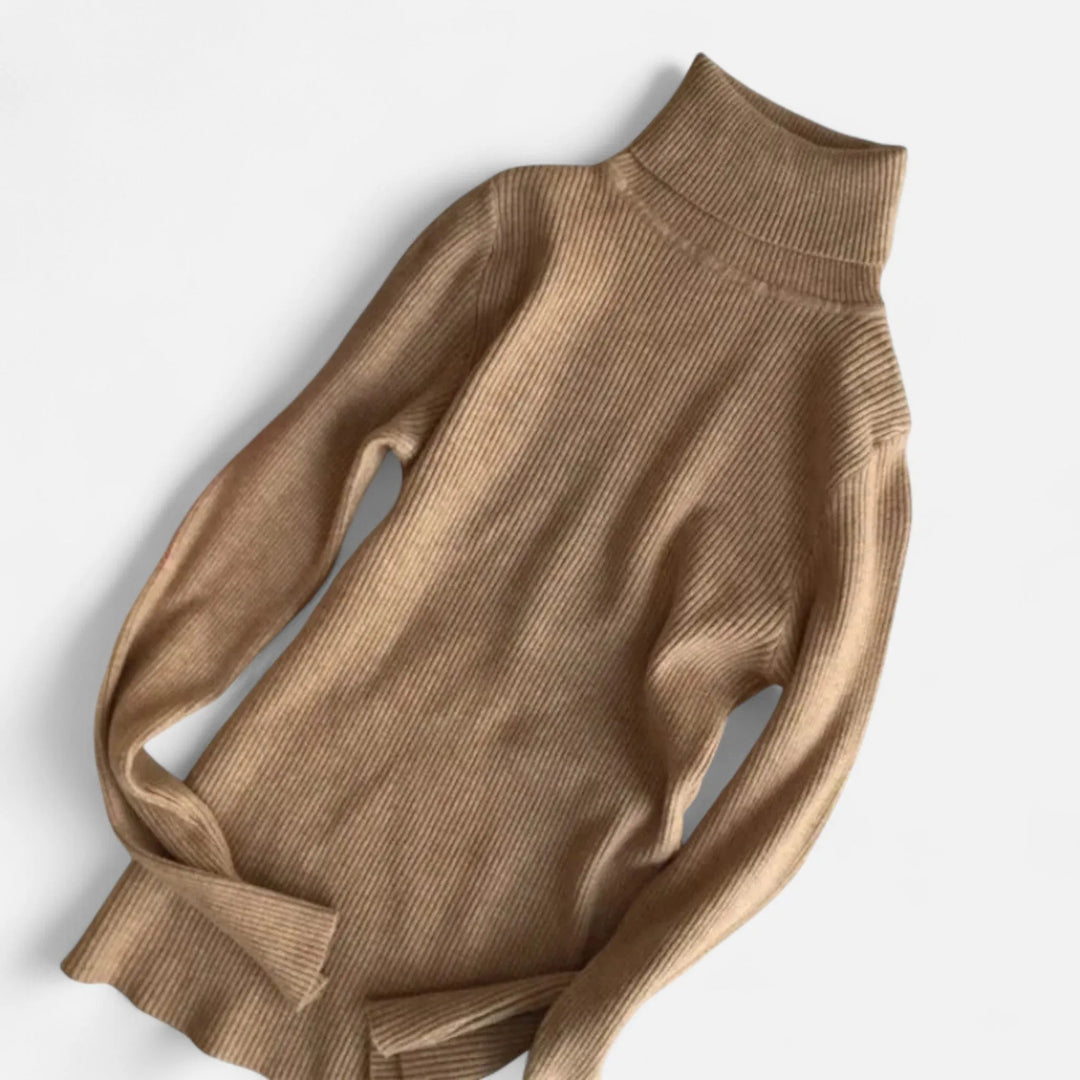 Valantomode | Women’s Knitted Ribbed Pullover