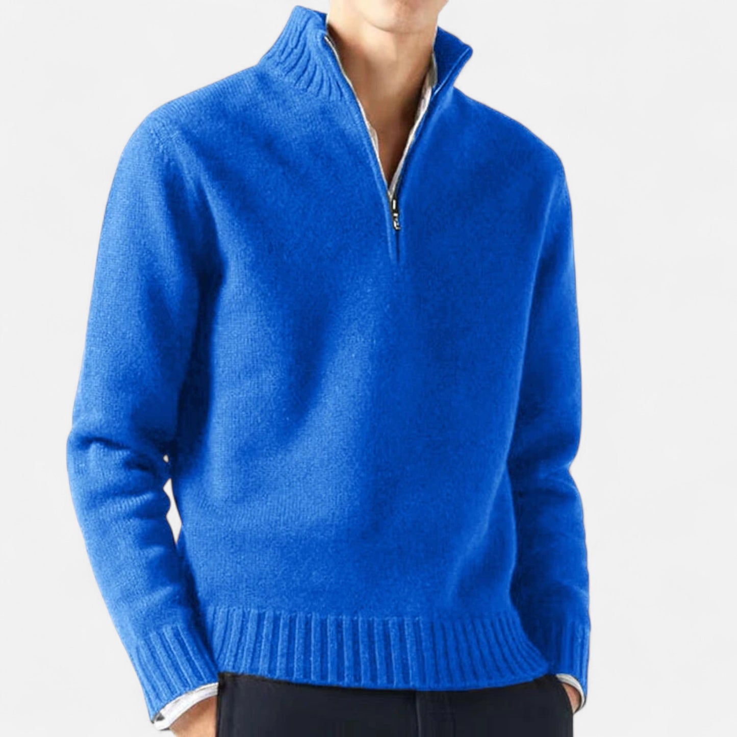 Valantomode | Men’s Long-Sleeved Knitted Sweater