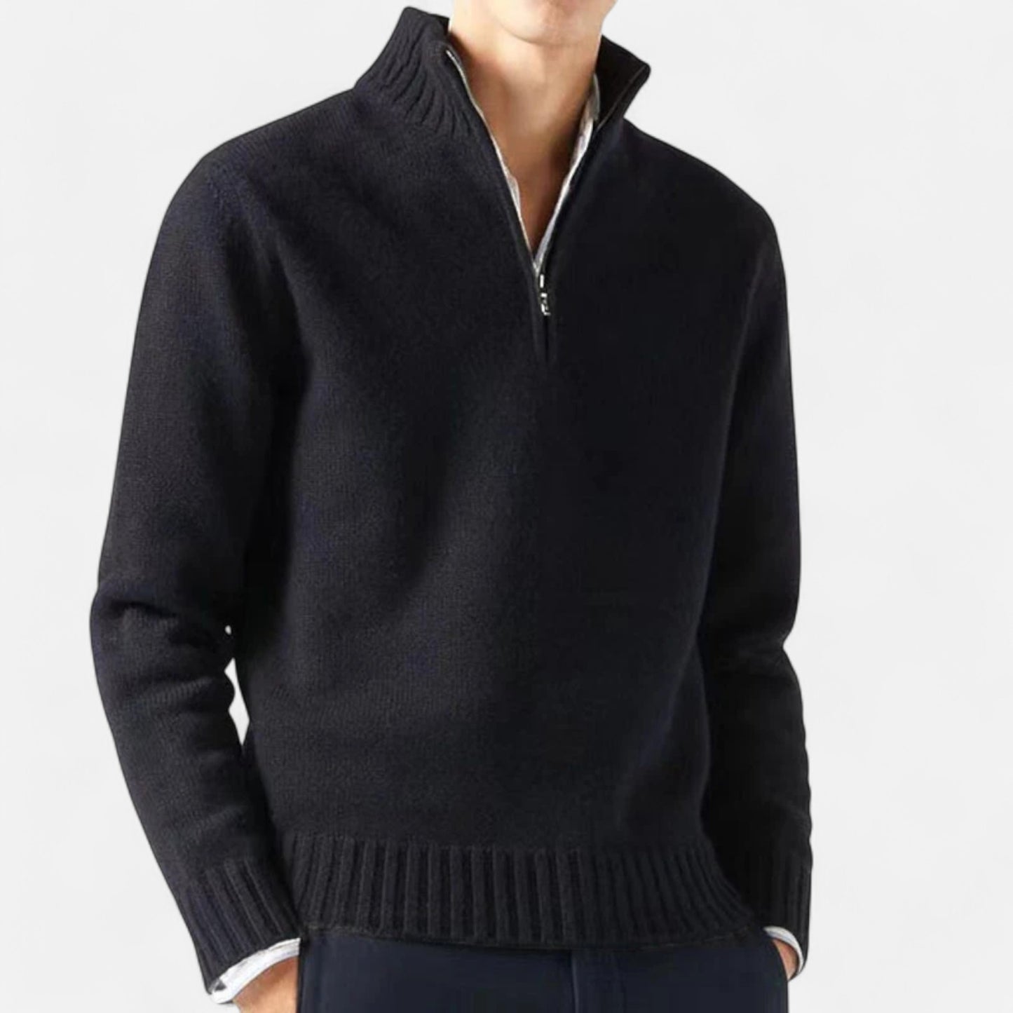 Valantomode | Men’s Long-Sleeved Knitted Sweater
