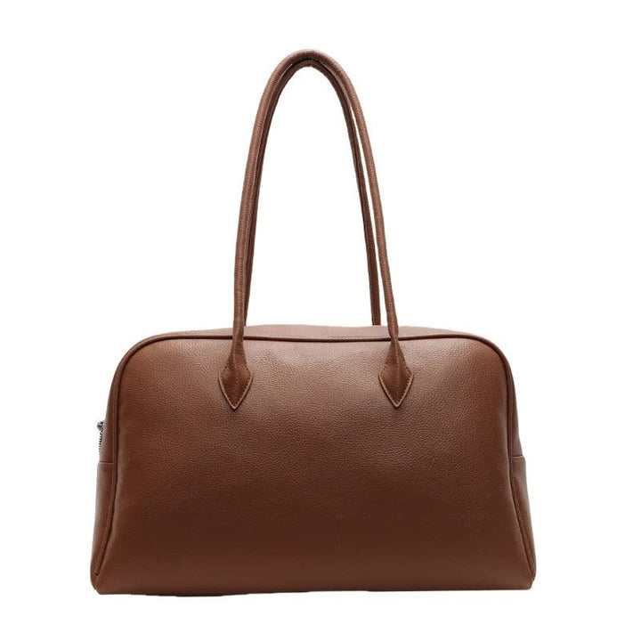 Valantomode | Aura Bowling Courier – Premium Soft Leather-Feel Large Commuter Shoulder Bag