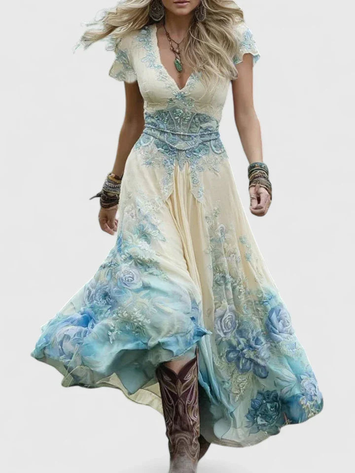 Valantomode | Chic Long Maxi Dress Perfect for Summer Events