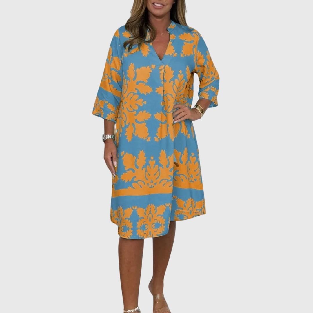 Valantomode | Chic Daisy Dress for Effortless Spring Style