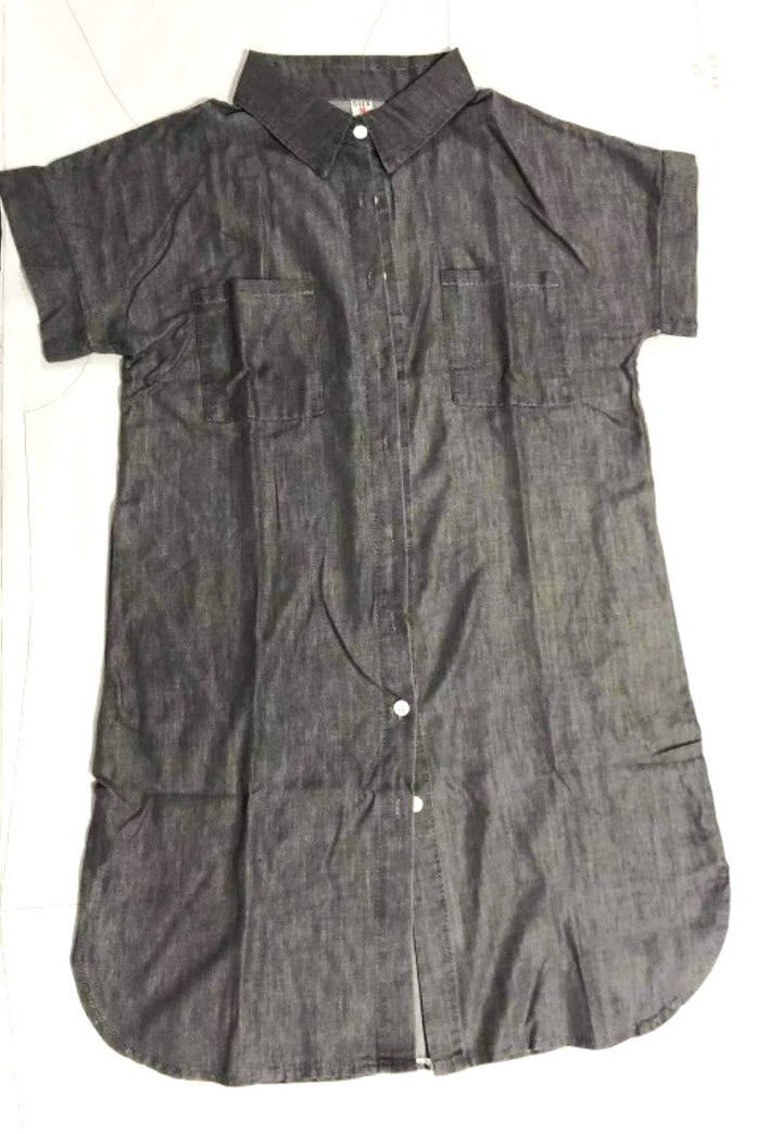 Valantomode | Stylish Casual Denim Dress for Everyday Outings