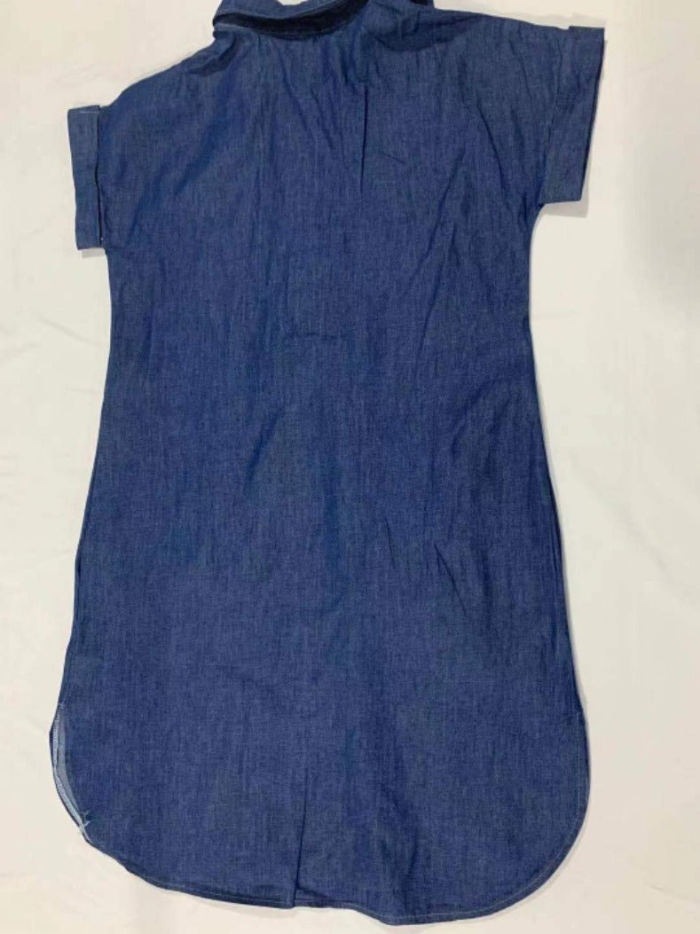 Valantomode | Stylish Casual Denim Dress for Everyday Outings