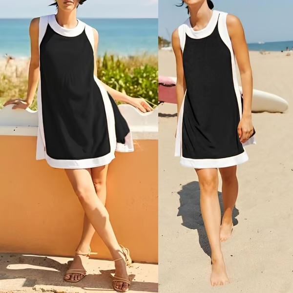 Valantomode | Dress Featuring Relaxed Fit Breeze Design