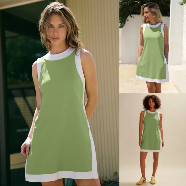 Valantomode | Dress Featuring Relaxed Fit Breeze Design