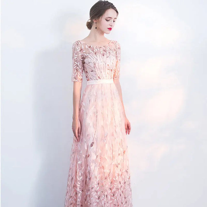 Valantomode | Stylish Round Neck Dress Perfect for Summer Outings