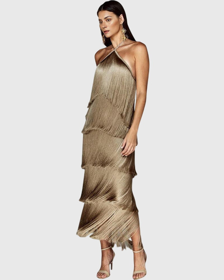 Valantomode | Trendy Tassel Dress for Effortless Summer Style