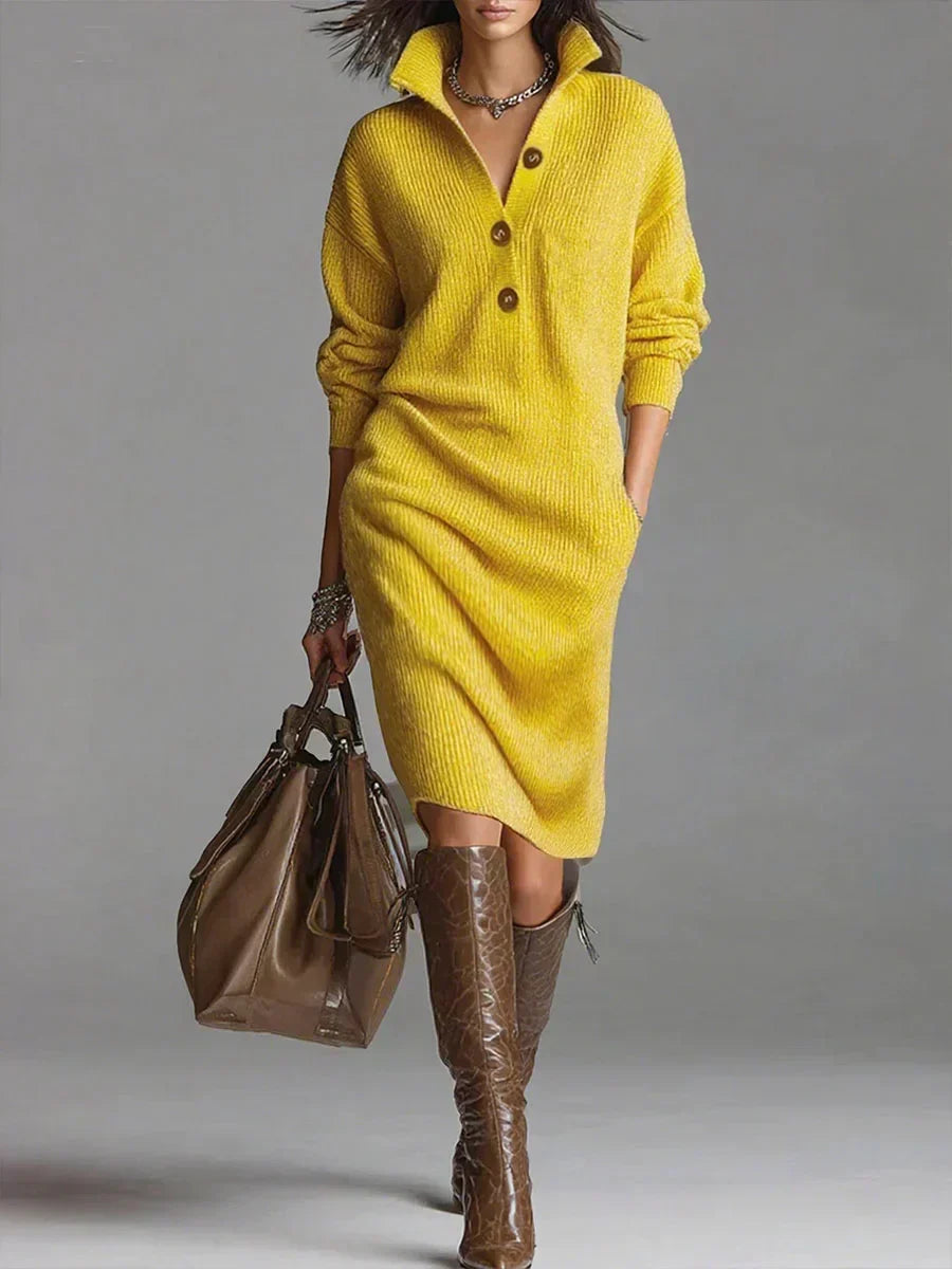 Valantomode | Chic Sweater Dress Perfect for Fall and Winter Outings