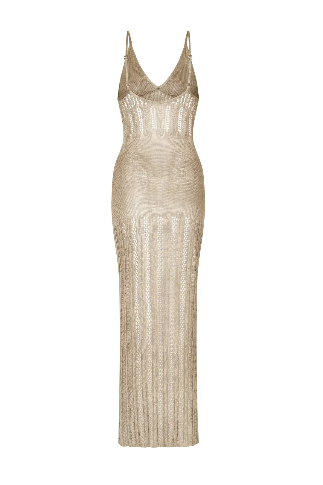 Valantomode | Chic Open Knit Maxi Dress for Effortless Style