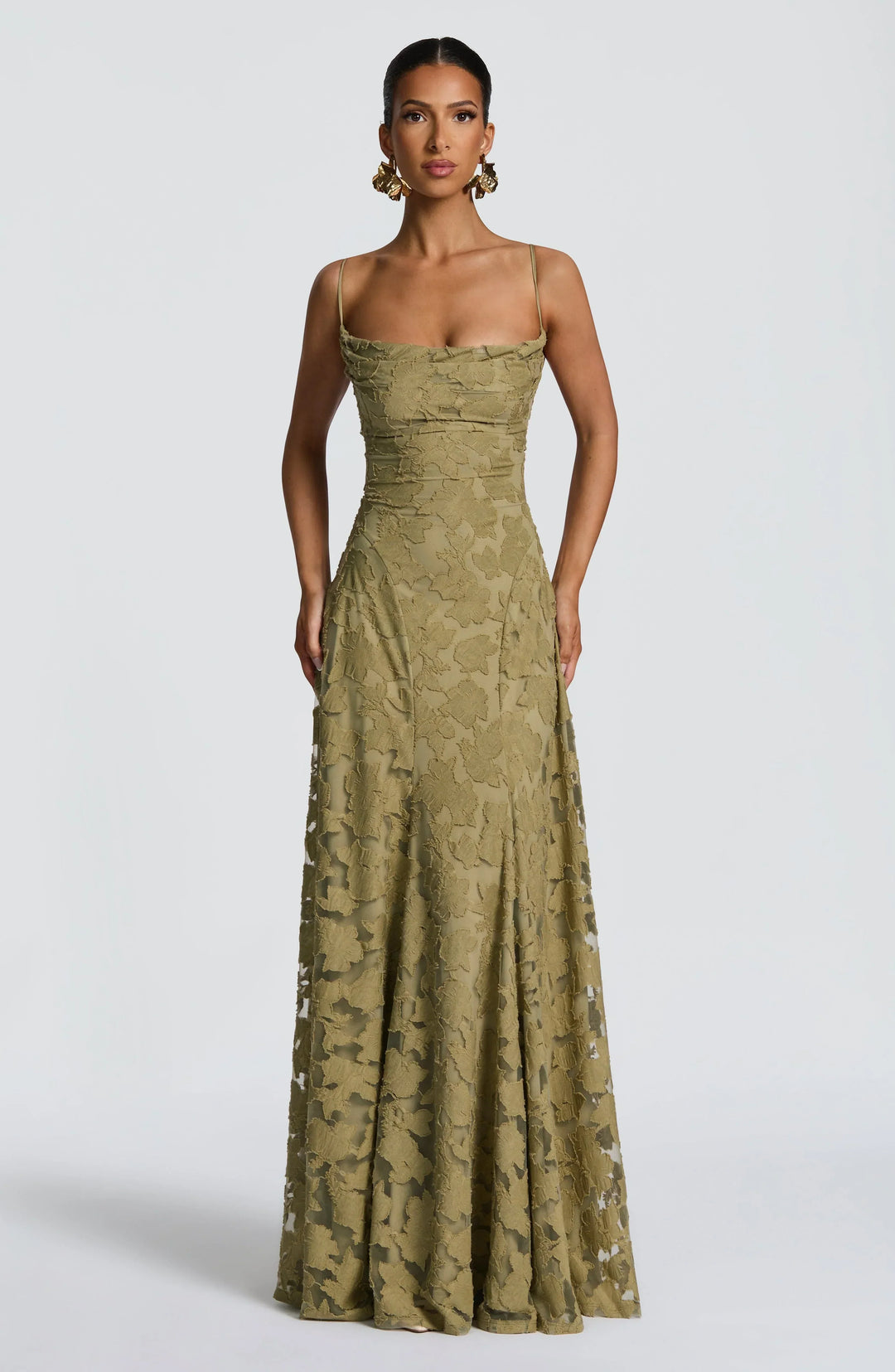 Valantomode | Open Back Maxi Dress for Elegant Summer Events