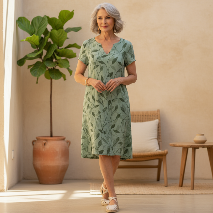 Valantomode | Dress with Casual Print