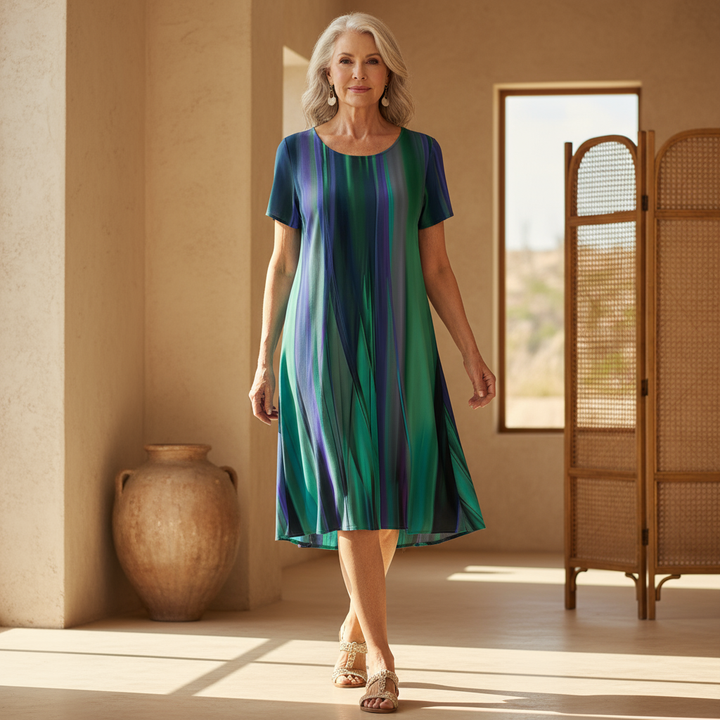 Valantomode | Dress with Relaxed Swing Design