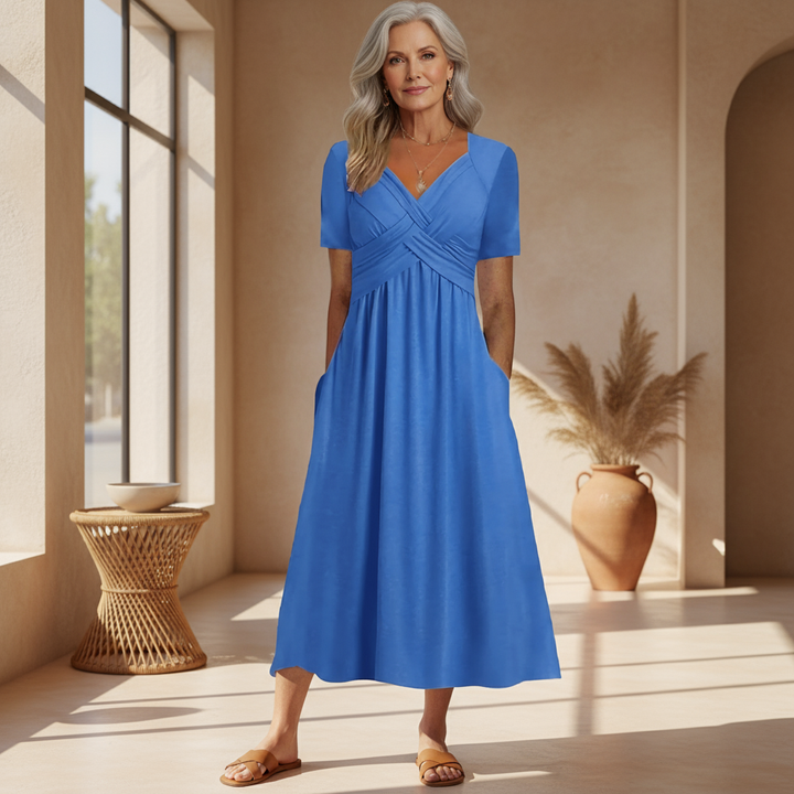 Valantomode | Midi Dress with Casual Elegance
