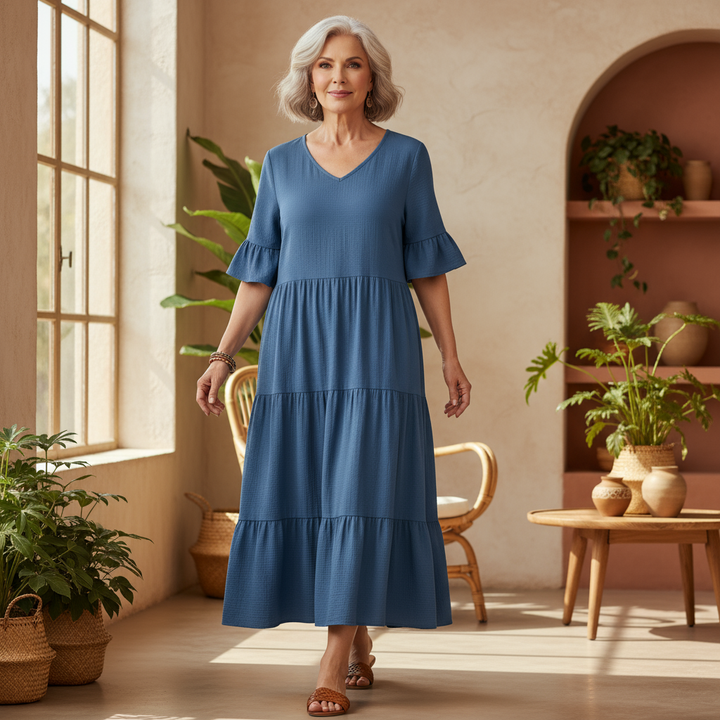 Valantomode | Dress with Graceful Flow