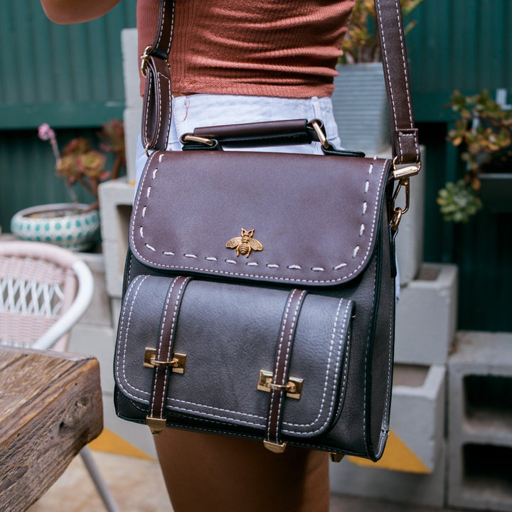 Valantomode | The Apis Executive Leather Backpack – Vertical Command & Tactical Mobility