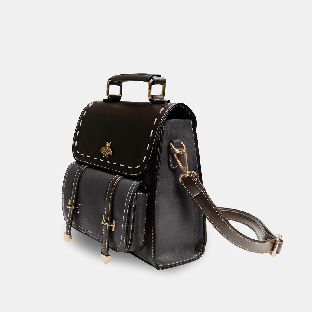 Valantomode | The Apis Executive Leather Backpack – Vertical Command & Tactical Mobility