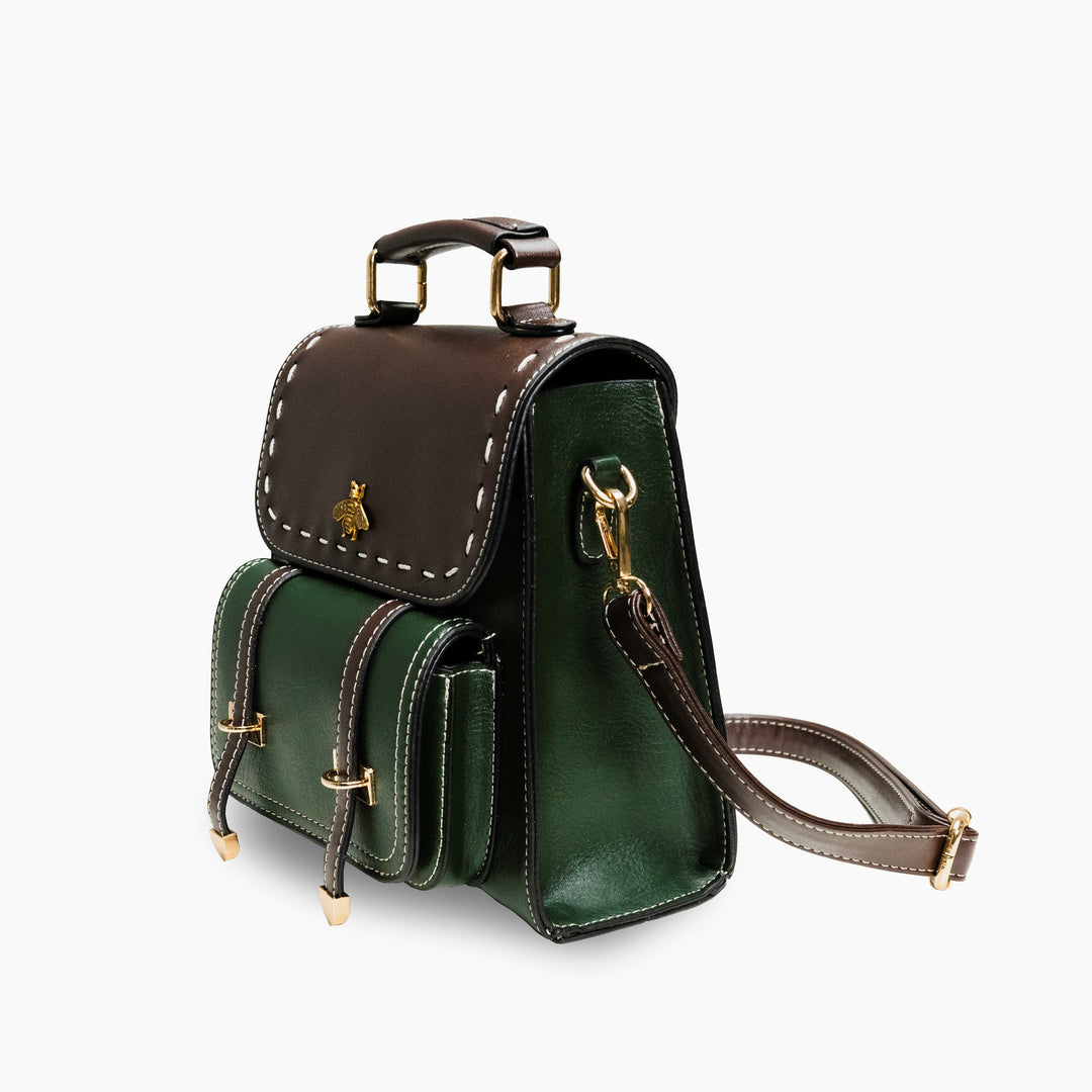 Valantomode | The Apis Executive Leather Backpack – Vertical Command & Tactical Mobility