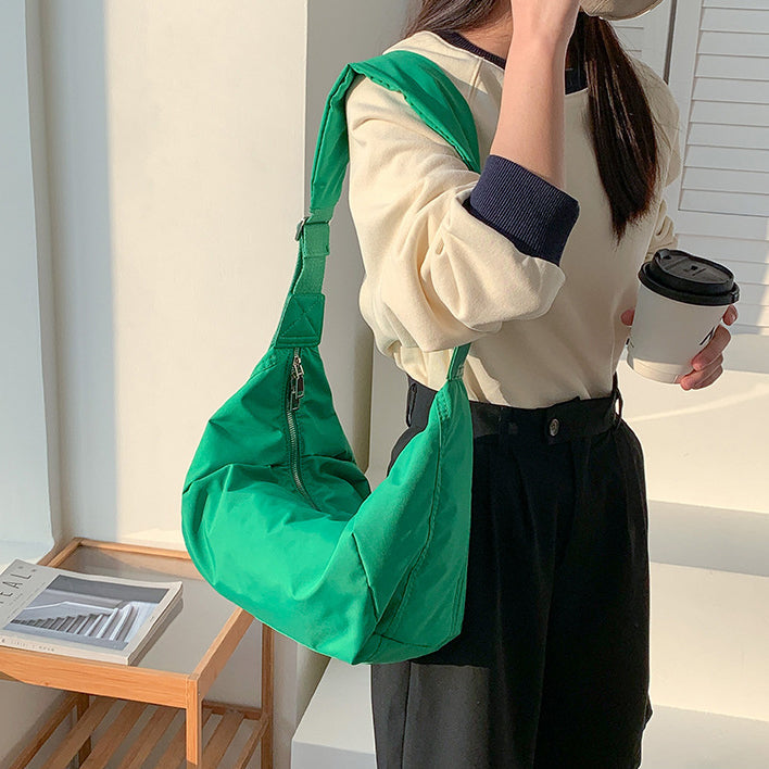 Valantomode | The Veridian Quilt Garrison – Women's Premium Puffer Hobo Crossbody Bag