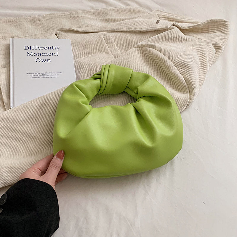Valantomode | The ‘Aurelius’ Veridian Orbit Monolith – Women's Premium Olive Green Hobo Handbag