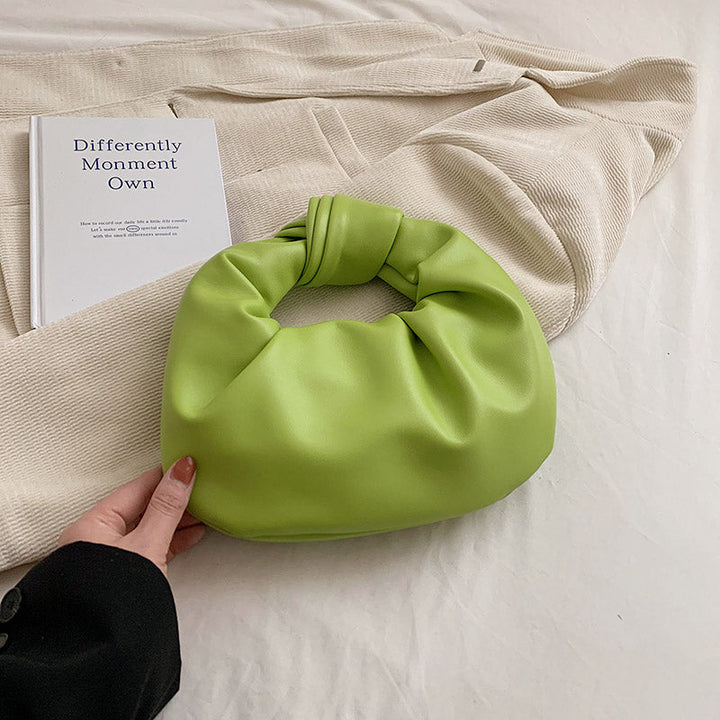 Valantomode | The ‘Aurelius’ Veridian Orbit Monolith – Women's Premium Olive Green Hobo Handbag