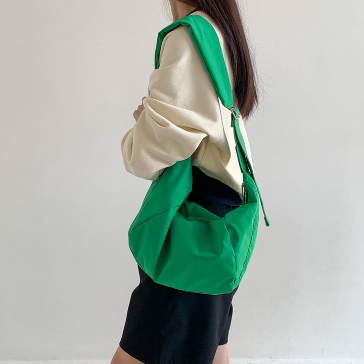 Valantomode | The Veridian Quilt Garrison – Women's Premium Puffer Hobo Crossbody Bag