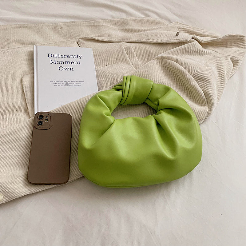 Valantomode | The ‘Aurelius’ Veridian Orbit Monolith – Women's Premium Olive Green Hobo Handbag