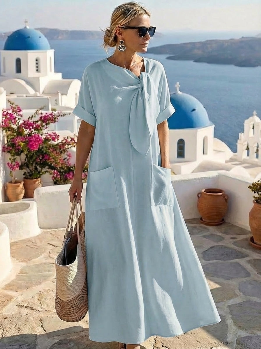 Valantomode | Stylish Dress with Pockets Ideal for Everyday Wear