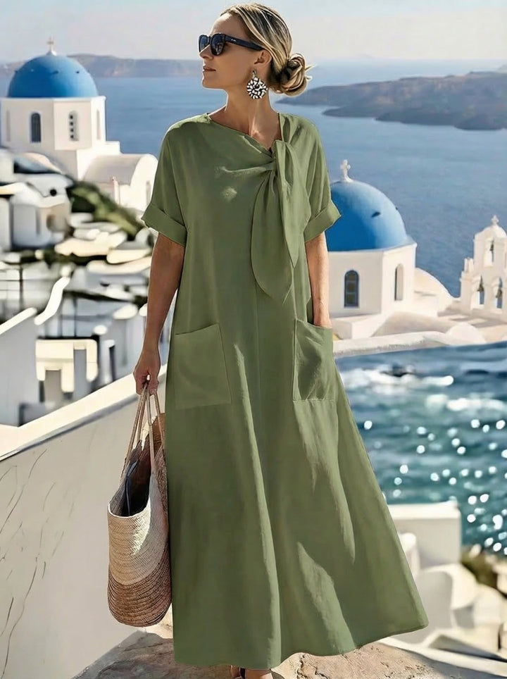 Valantomode | Stylish Dress with Pockets Ideal for Everyday Wear