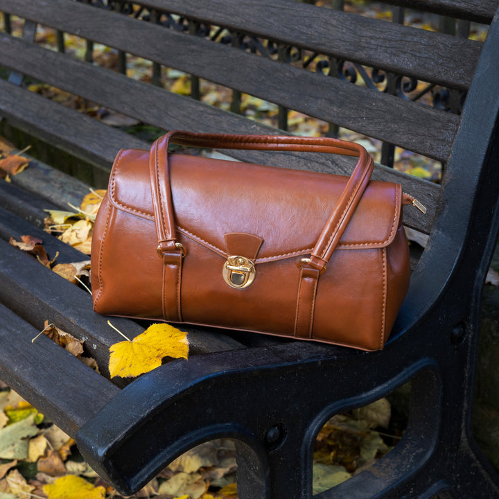 Valantomode | The Veridian Heritage Garrison – Women's Premium Vintage-Inspired Vegan Leather Shoulder Bag