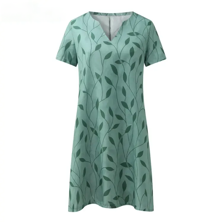 Valantomode | Dress with Casual Print