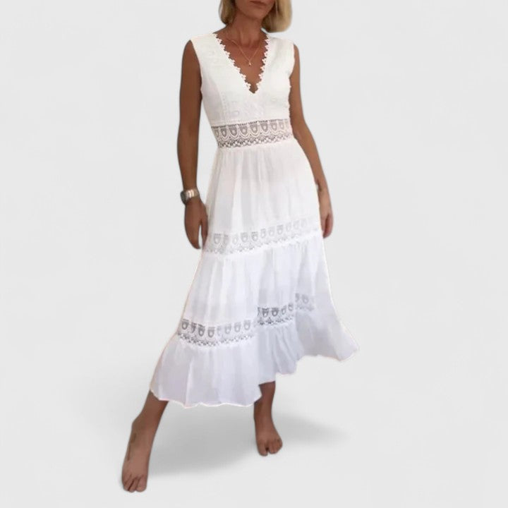 Valantomode | Chic Midi Dress for Effortless Sophistication Every Day