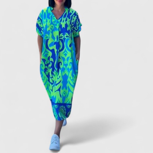 Valantomode | Chic Floral Dress for a Stylish Day Out