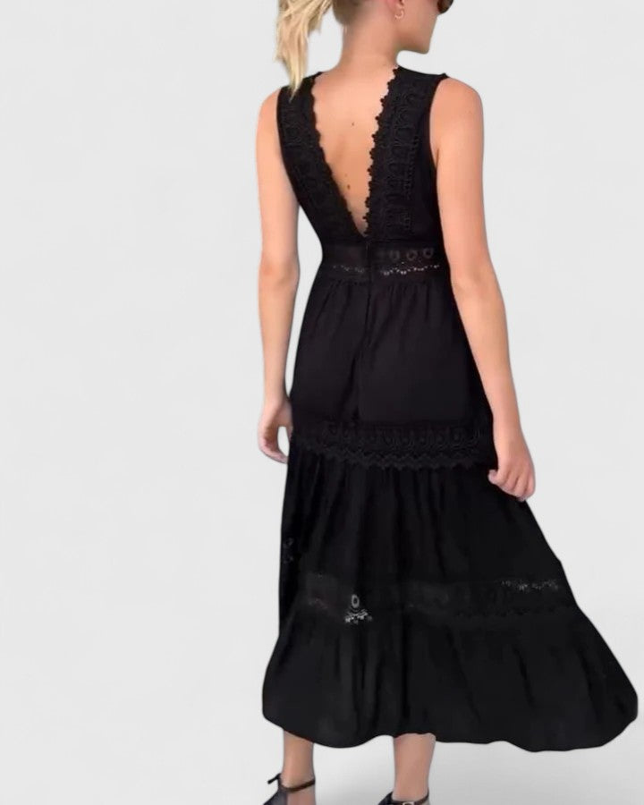 Valantomode | Chic Midi Dress for Effortless Sophistication Every Day