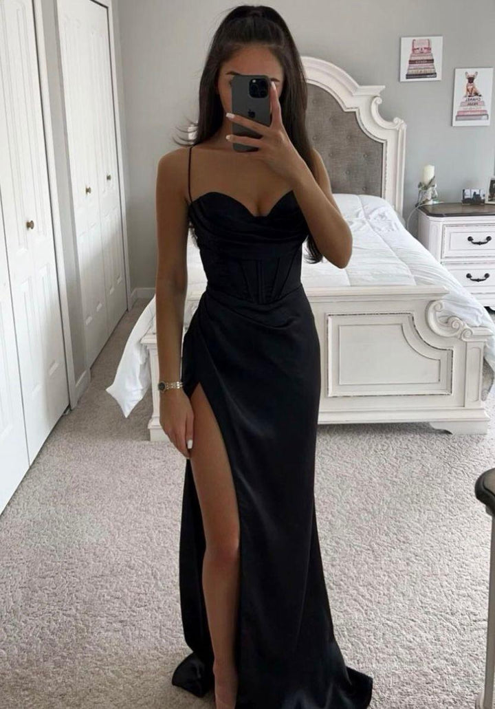 Valantomode | Luxe Velvet Evening Dress for Stylish Night Outs