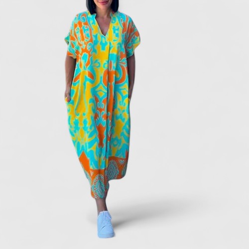 Valantomode | Chic Floral Dress for a Stylish Day Out