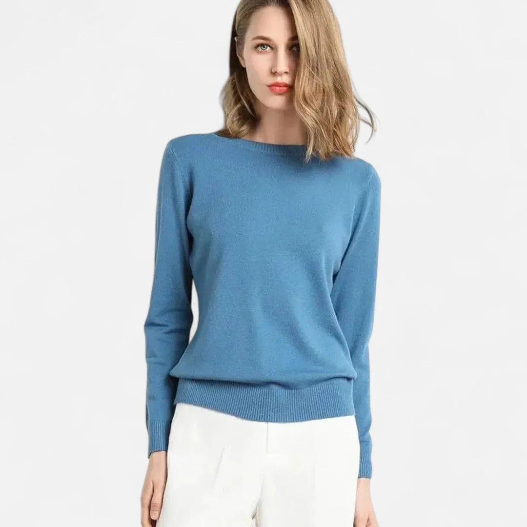 Valantomode | Women’s Merino Wool Sweater – Timeless Elegance for Everyday